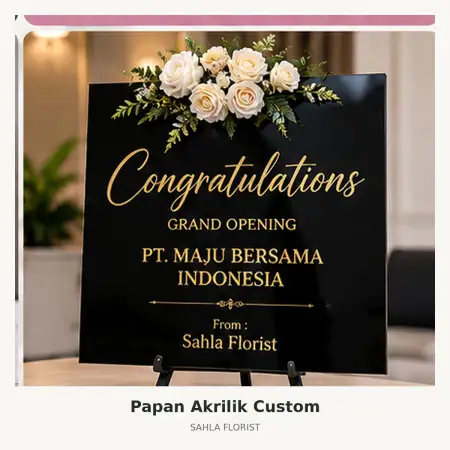 Papan Bunga Akrilik Rs Premier Bintaro